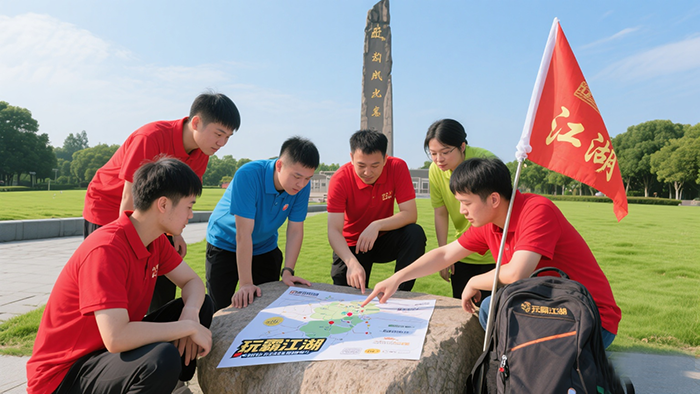 橘子洲玩霸江湖定向团建(图2)